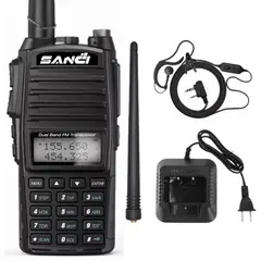 SANC - Radio Comunicador Dual Portátil con FM de 5km