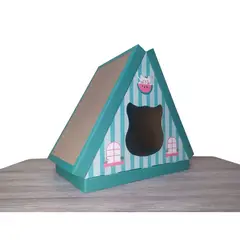 GENERICO - Rascador para gatos - Casa Triangular