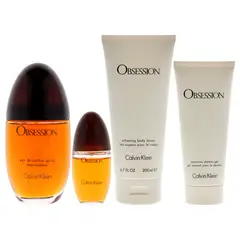 CALVIN KLEIN - ObsessionGift Set EDP100ml+EDP15ml+Gel+Loción