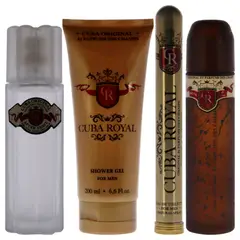CUBA - Royal Set de 4 EDT100ml+EDT35ml+AS+Gel Gift Set