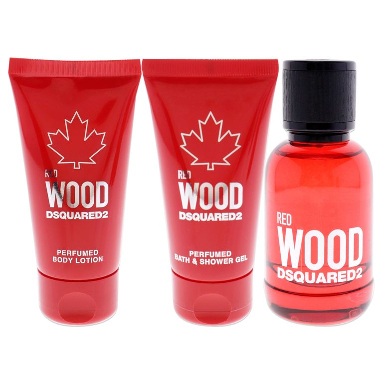 Red Wood Gift Set EDT50ml+Loción+Gel de baño