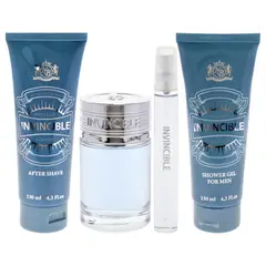 NEW BRAND - Invincible Gift Set EDT100ml+MiniEDT15ml+AS+Gel