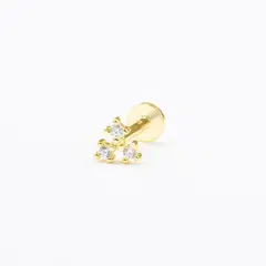 NATHALIE BIRD - PIERCING ESTRELLITAS 4MM GOLD
