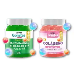GENERICO - Multivitaminas + Colágeno con Biotina Para Adultos 130 Gomitas