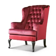 DMUEBLES - DM Sillón Bergere Ejecutivo Escritorio Munich - Rojo