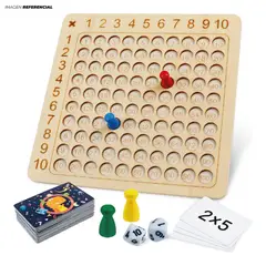 GENERICO - Juego de Mesa de Multiplicación Montessori Didáctico