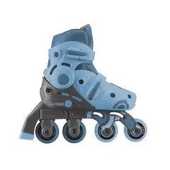 GLOBBER - Patines de aprendizaje 2en1 Azul acero