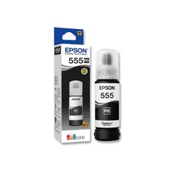 EPSON - Botella de Tinta T555 Negro