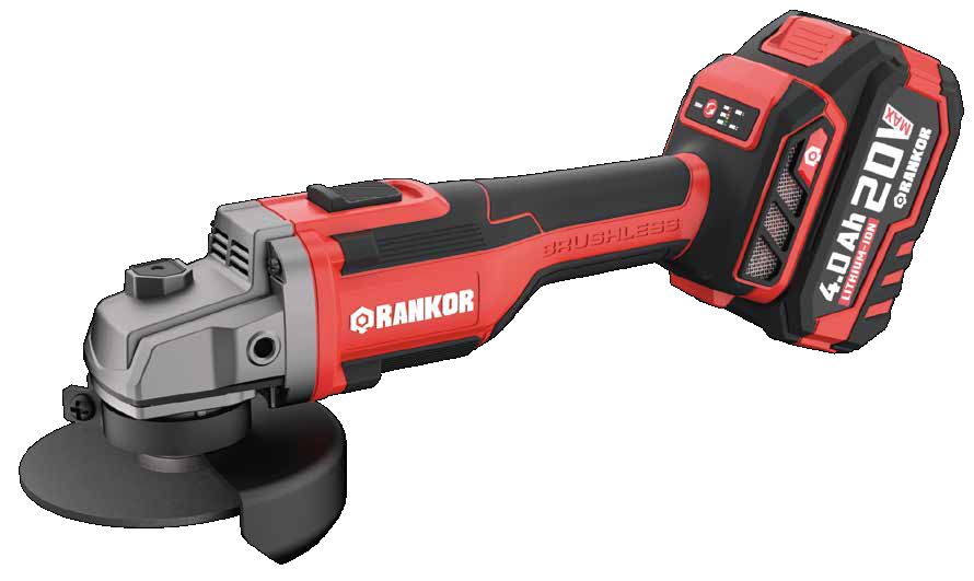 Amoladora Inalambrica Angular de Ion de Litio 20V 4000-9600RPM