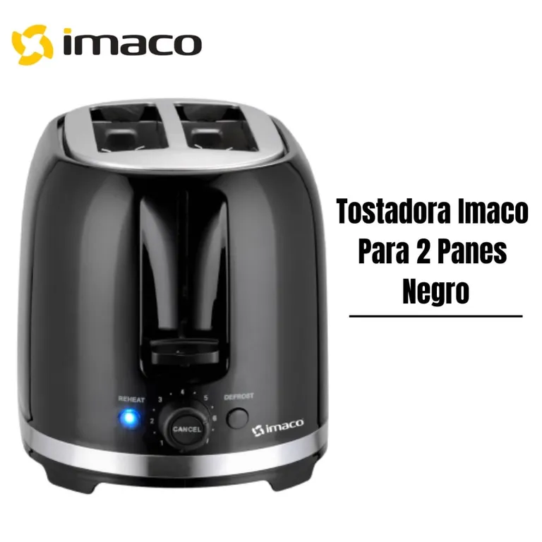 Tostadora de 2 Panes IBT2085N Negro