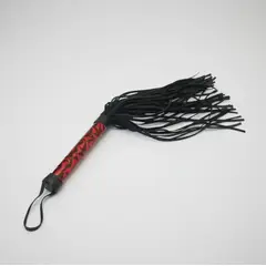 DR PINKY - Látigo Flogger Rojo Azótame Bdsm Bondage Fetiche Juego para Parejas