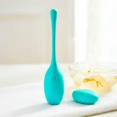 DR PINKY - Vibrador Consolador Kitty Verde - Huevo Estimulador de Clítoris