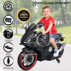 CONFORT - Moto a Batería para Niños «ILLINOIS» Licenced Black