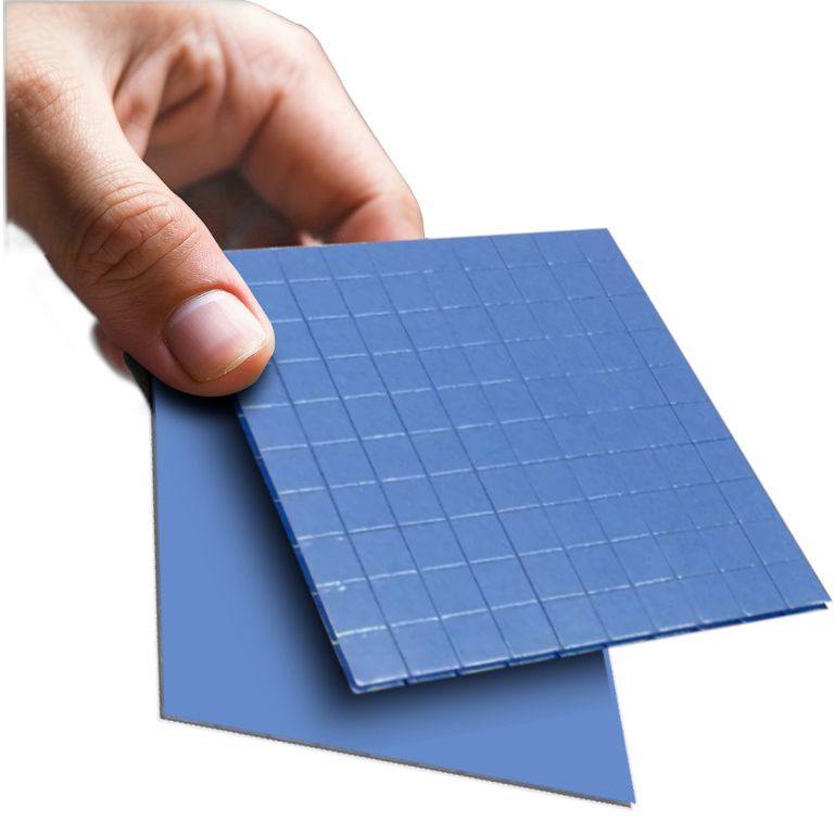 SET 2 THERMAL PAD 1mm Disipador calor térmico chips gpu ssd arduino