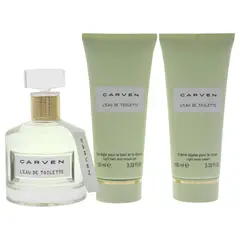 CARVEN - LEau De Toilette EDT100ml+Crema100ml+Gel100ml Set
