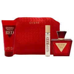 GUESS - Seductive Red Gift Set edt75ML+EDT15ml+Loción+Pouch