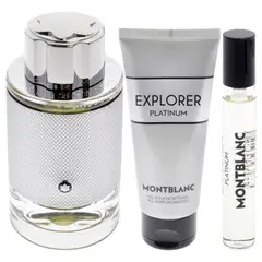 MONT BLANC - Explorer Platinum EDP100ml+Spray75ml+Gel Set