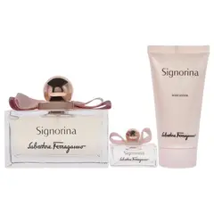 SALVATORE FERRAGAMO - Signorina Set EDP100ml+EDP5ml+Loción