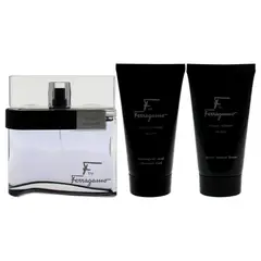 SALVATORE FERRAGAMO - F Black Set EDT100ml+Shampoo+AfterShave