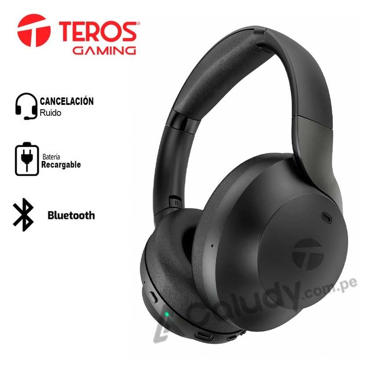 Audífono inalámbrico ANC TE-8033N HEADSET Cancelacion Ruido