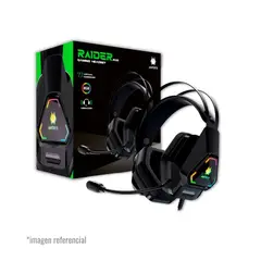 ANTRYX - AUDIFONO GAMER RAIDER PLUS (AGH-7550K7RV) 7.1 VIRTUAL BLACK