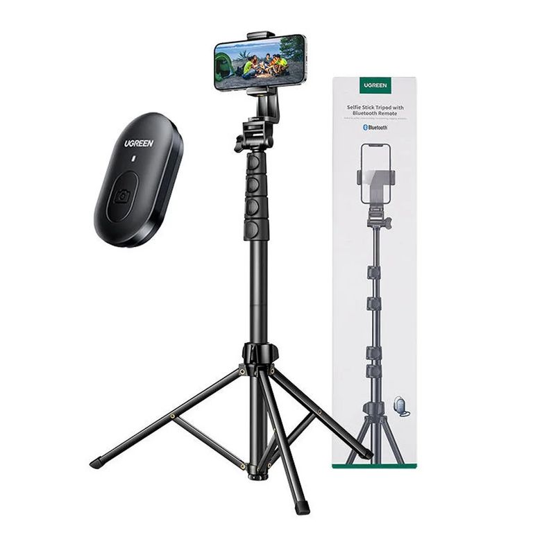 Tripode Selfie Stick Soporte 2 en 1 LP680 Control Bluetooth