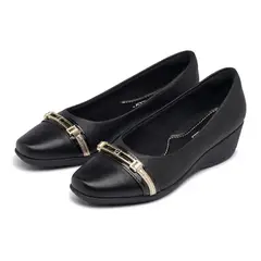 PICCADILLY - ZAPATO MUJER CASUAL PRETO/PRETO/PRETO/OURO 14322800000002