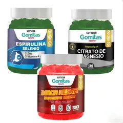 GENERICO - MACA NEGRA + ESPIRULINA SELENIO + CITRATO DE MAGNESIO GOMITAS SOTTCOR