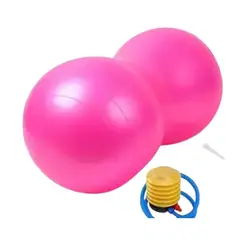 GENERICO - Pelota Yoga forma Maní Fitness Ejercicios - Rosado