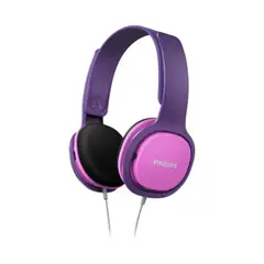 PHILIPS - AUDÍFONOS PARA NIÑOS SHK2000PK FUSCIA CON LILA