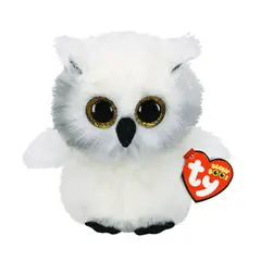 TY - PELUCHE BEANIE BOOS AUSTIN BUHO BLANCO REGULAR 36305