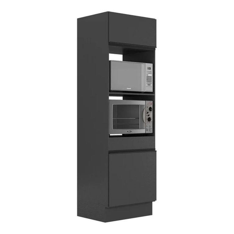 Mueble de Microondas Grek Negro R&R MUEBLES