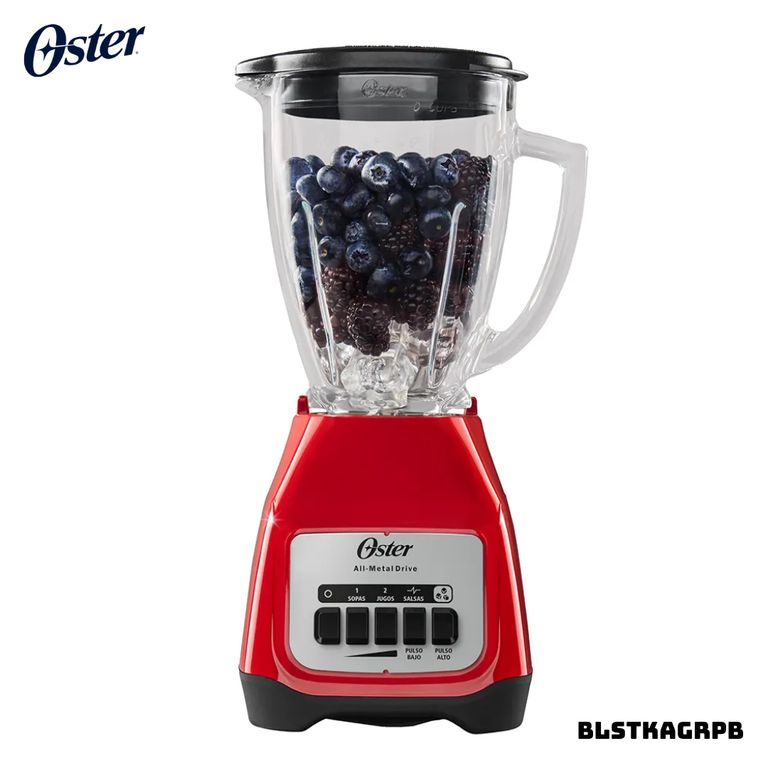 LICUADORA 2 VELOCIDADES PULSO ALTO Y BAJO 800W ROJA - BLSTKAGRPB