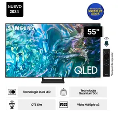 SAMSUNG - Televisor Tizen OS Smart TV 55 QLED 4K QN55Q65DAGXPE