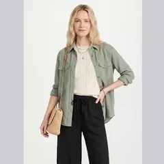 SOLO LEGGINGS - PANTALON DE LINO PARA MUJER - USO CASUAL -TIPO PALAZZO