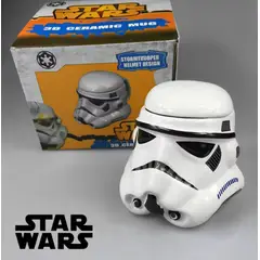 GENERICO - TAZA DE CERAMICA STORMTROOPER CON TAPA STAR WARS