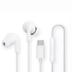 XIAOMI - Audifono Tipo C Con Control de Volumen Blanco Original