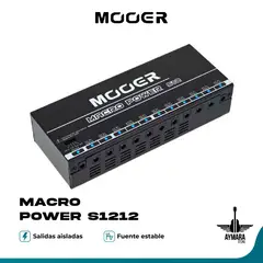 MOOER - Macro Power S1212 - Ports Isolated Power Supply