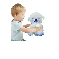 GENERICO - PELUCHE SENSORIAL MUSICAL QUE RESPIRA CON LUZ PARA NIÑOS