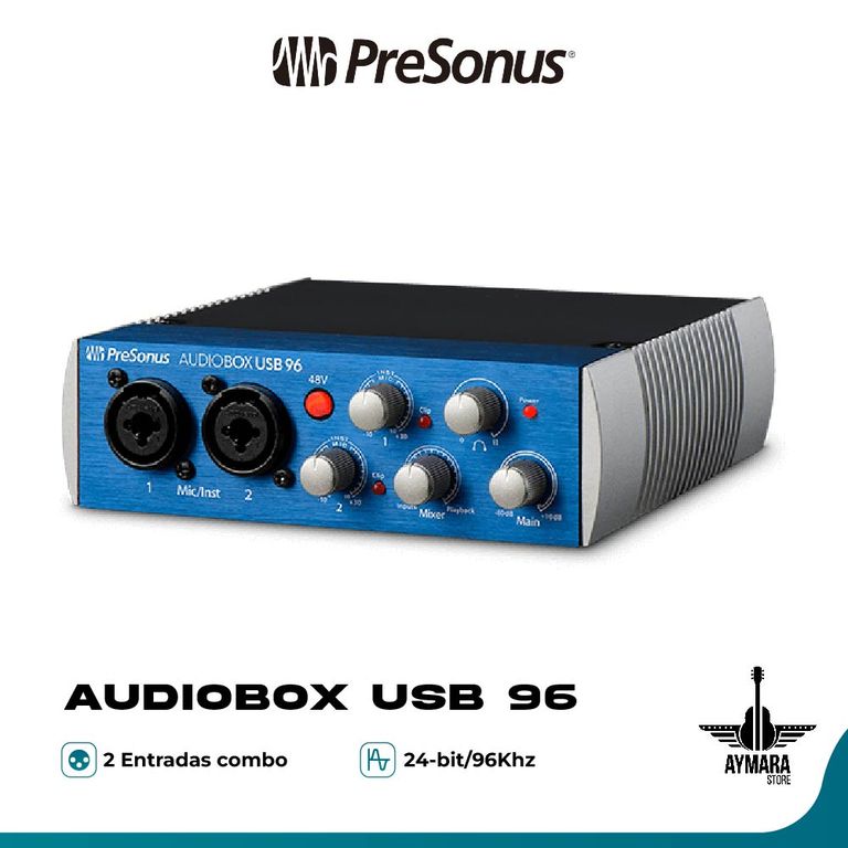 Audiobox USB 96 Interfaz