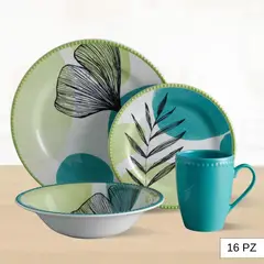 CORONA - Juego de Vajilla Artemisa 16 Piezas