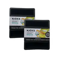 KIOXX - Set de 2 Cubetas de Silicona Barras 4 Cavidades Negra