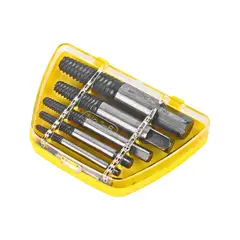 STANLEY - Extractor de Tornillos Juego 5 piezas Quita Perno Broca Roto