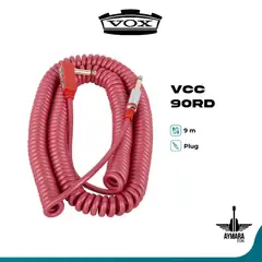VOX - VCC-90RD Cable para Guitarra Color Rojo
