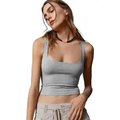 BLWOENS - Polera Mujer - Gris