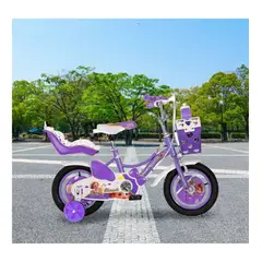 GENERICO - Bicicleta Para Niña Infantil Kids Aro 16 Morado AI