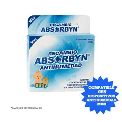 ABSORBYN - ANTIHUMEDAD REPUESTO MINI BABY X 70 GR