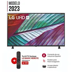 LG - Televisor 75 Pulg. 75UR8750PSA LED Smart TV UHD 4K con ThinQ AI