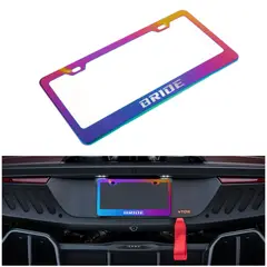 GENERICO - Marco Portaplaca Metal Inoxidable BRIDE Tornazol 1pcs