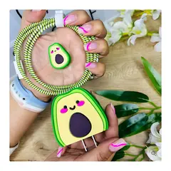 GENERICO - Funda Protectora Negro dibujos animados 3D para Apple iPhone 18w 20w